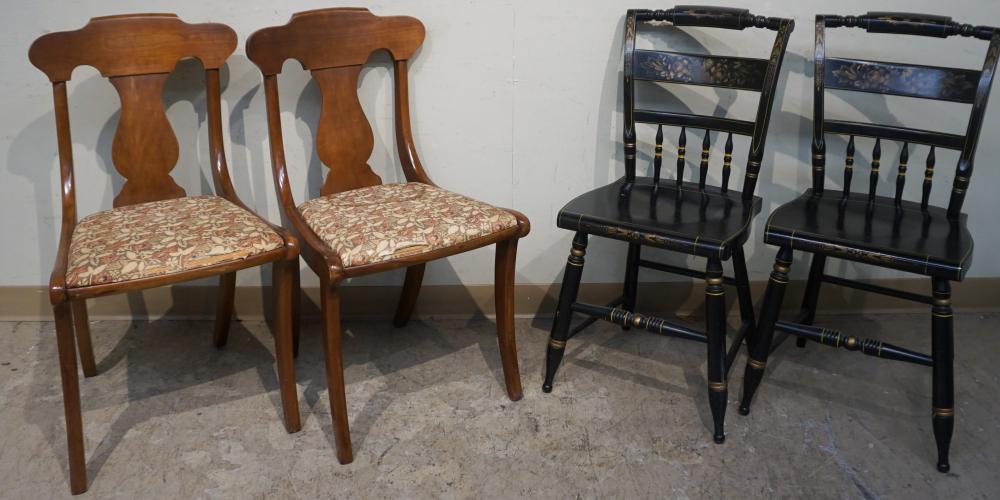 PAIR OF EARLY AMERICAN STYLE CHERRY