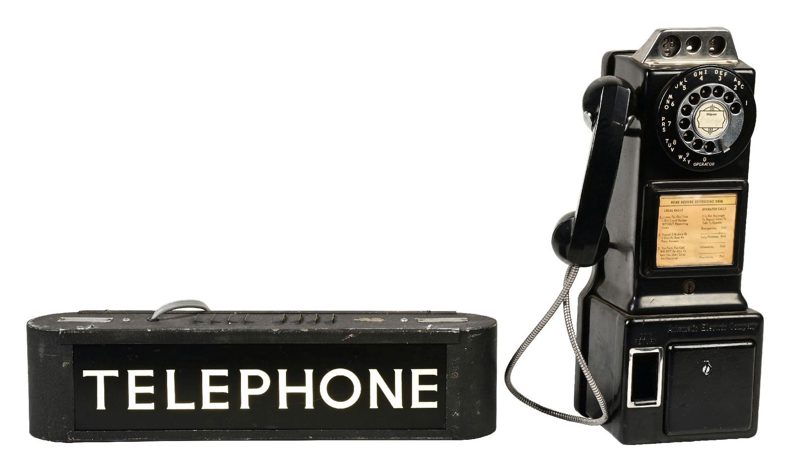 PAIR OF EARLY COIN-OPERATED