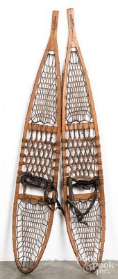 PAIR OF EARLY TUBBS NORWAY SNO