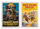 PAIR OF EARLY WESTERN MOVIE PO