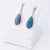 Pair of earrings is inspired b