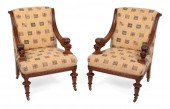 PAIR OF EASTLAKE-PERIOD ARMCHA