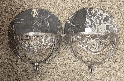 PAIR OF EDGAR BRANDT FRENCH ART