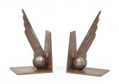 PAIR OF EDGARD BRANDT-STYLE BO