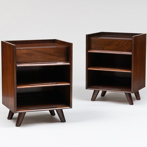 PAIR OF EDMOND SPENCE MAHOGANY