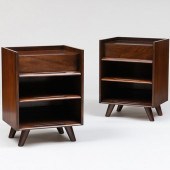 PAIR OF EDMOND SPENCE MAHOGANY