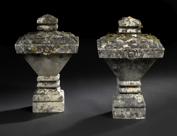 Pair of Edwardian Cast-Stone