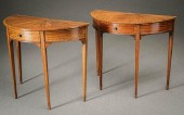 PAIR OF EDWARDIAN INLAID AND C