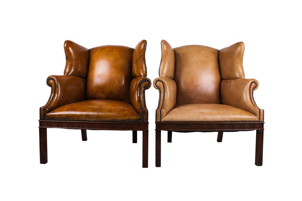 PAIR OF EDWARDIAN MAHOGANY &