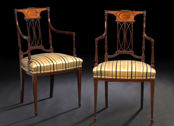 Pair of Edwardian Mahogany