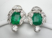 PAIR OF EDWARDIAN PLATINUM, 14