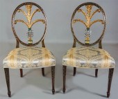 PAIR OF EDWARDIAN STYLE PAINTE