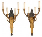 PAIR OF EGYPTIAN REVIVAL EMPIR