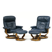 PAIR OF EKORNESS, STRESSLESS L