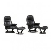PAIR OF EKORNESS STRESSLESS LE