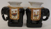 PAIR OF ELEPHANT FORM GARDEN S