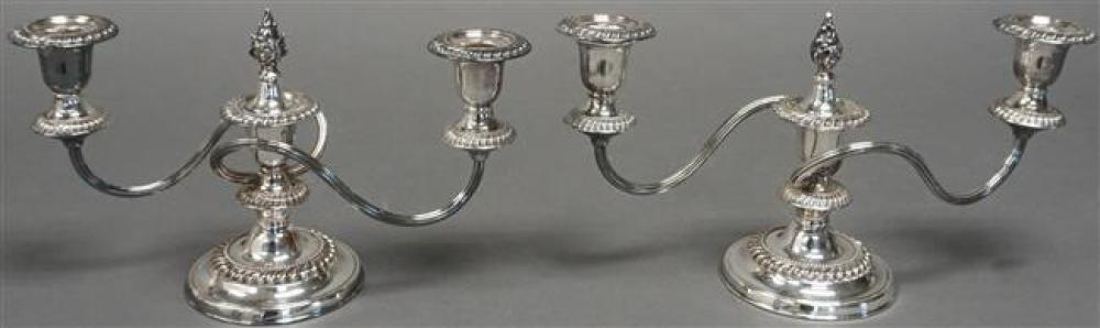 PAIR OF ELLIS BARKER SILVER PLATE
