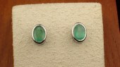 PAIR OF EMERALD AND FOURTEEN K