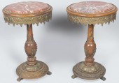 PAIR OF EMPIRE STYLE BRASS MOU