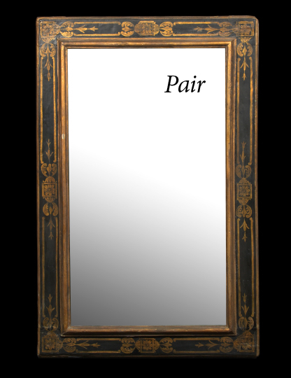 Pair of Empire-Style Ebonized and