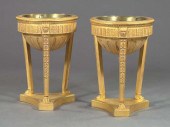 Pair of Empire-Style Giltwood