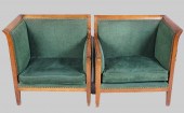 PAIR OF EMPIRE STYLE MAHOGANY