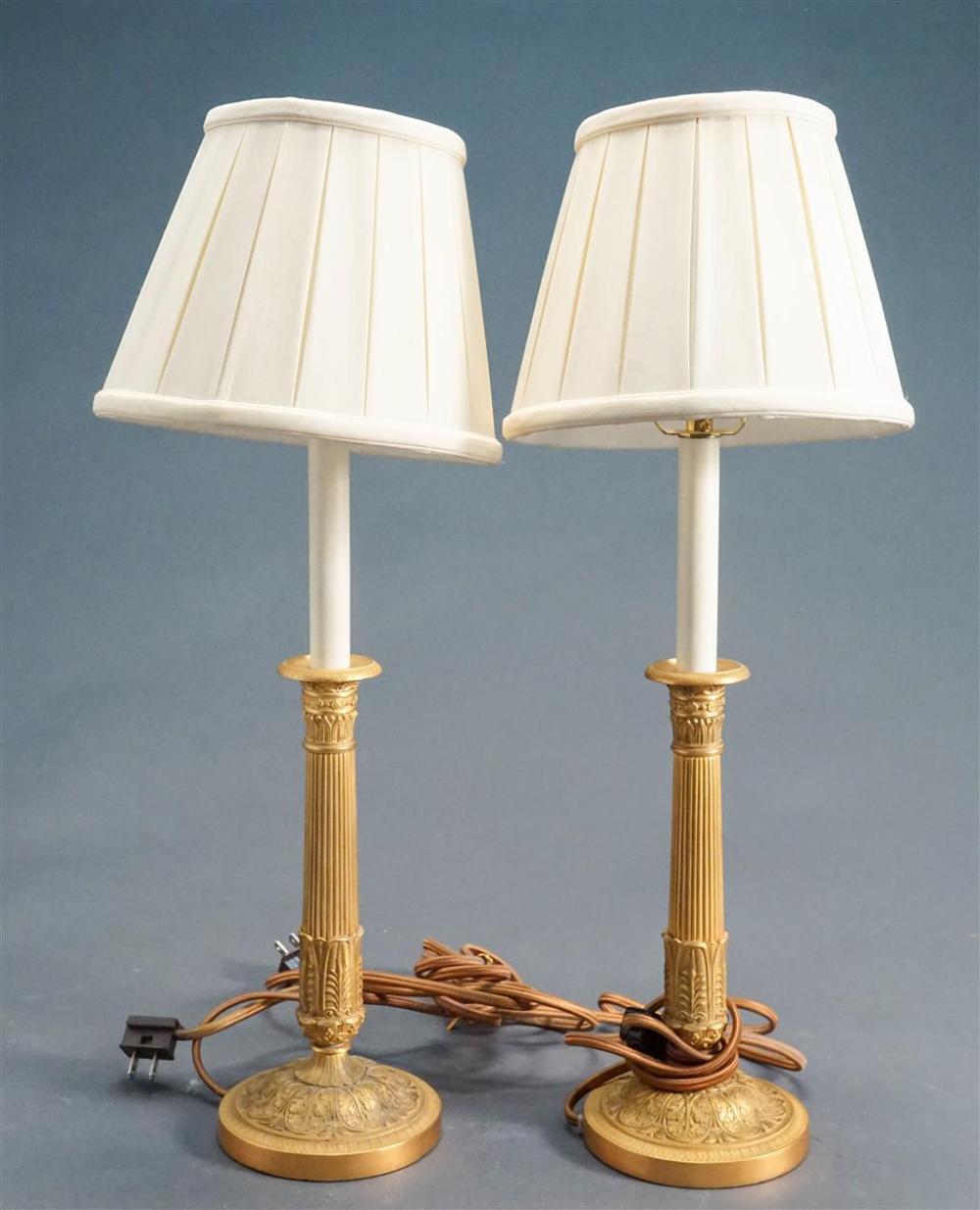 PAIR OF EMPIRE STYLE ORMOLU