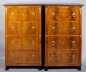 PAIR OF EMPIRE STYLE ORMOLU MO
