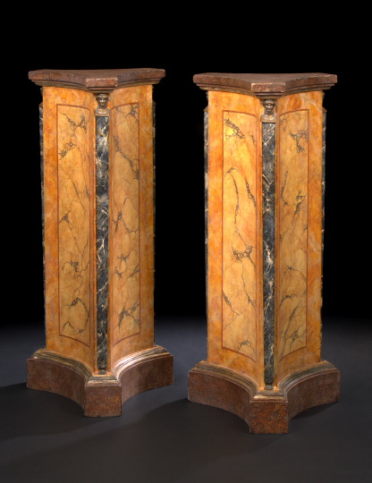 Pair of Empire-Style Ormolu-Mounted
