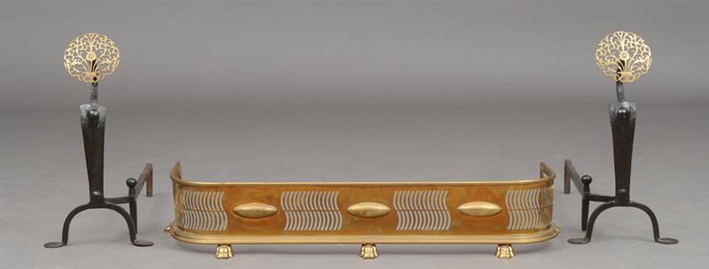 PAIR OF ENGLISH ARTS & CRAFTS BRASS