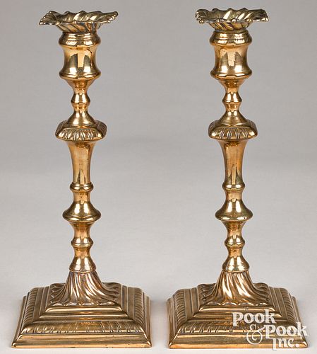 PAIR OF ENGLISH BELL METAL
