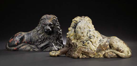 Pair of English Cast-Iron