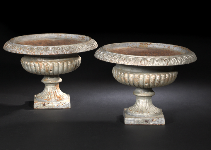 Pair of English Cast-Iron Garden