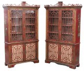 PAIR OF ENGLISH CHINOISERIE BO