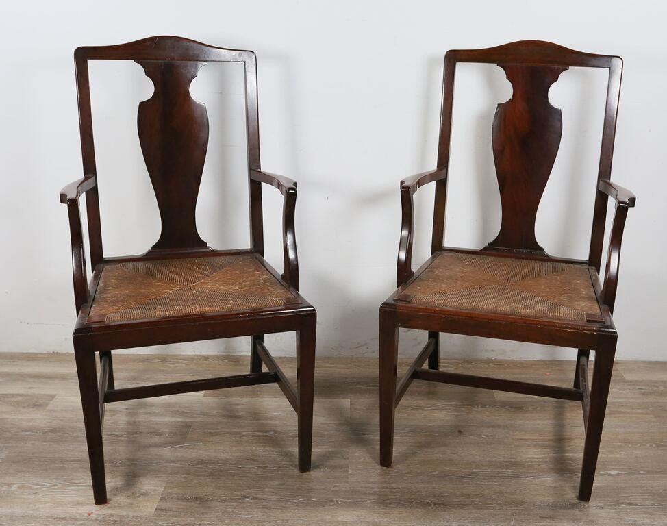 PAIR OF ENGLISH CHIPPENDALE