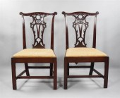 PAIR OF ENGLISH CHIPPENDALE MA