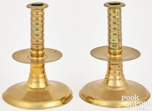 PAIR OF ENGLISH COPPER ALLOY