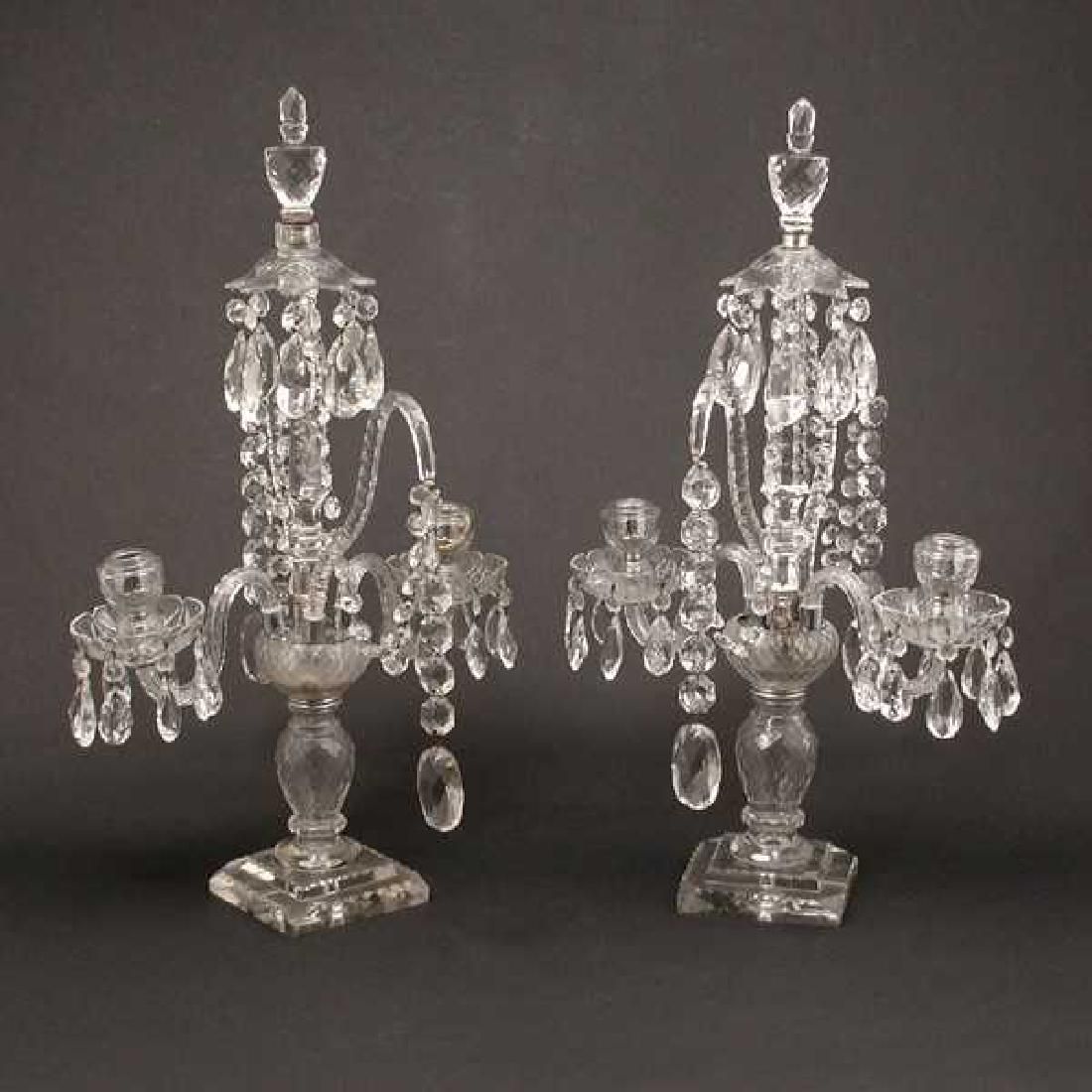 PAIR OF ENGLISH GEORGE III CUT