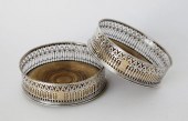 PAIR OF ENGLISH GEORGIAN SILVE