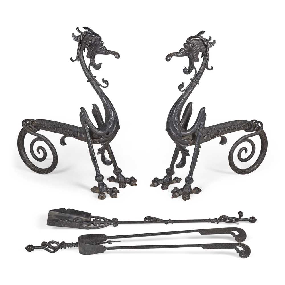 PAIR OF ENGLISH GOTHIC REVIVAL