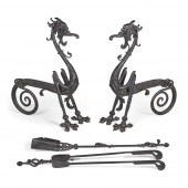 PAIR OF ENGLISH GOTHIC REVIVAL
