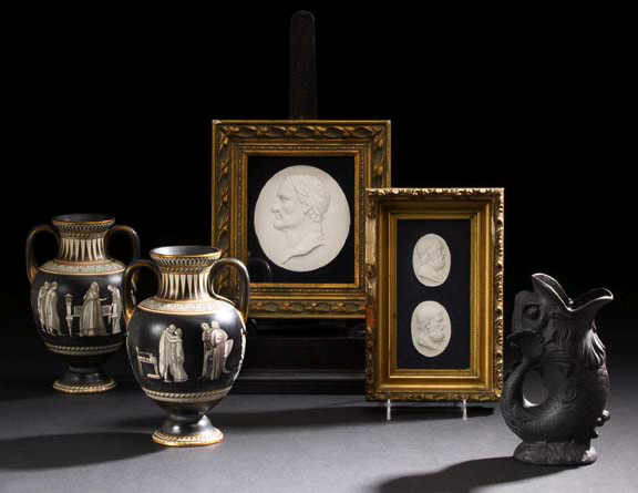 Pair of English Grisaille