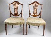 PAIR OF ENGLISH HEPPLEWHITE MA