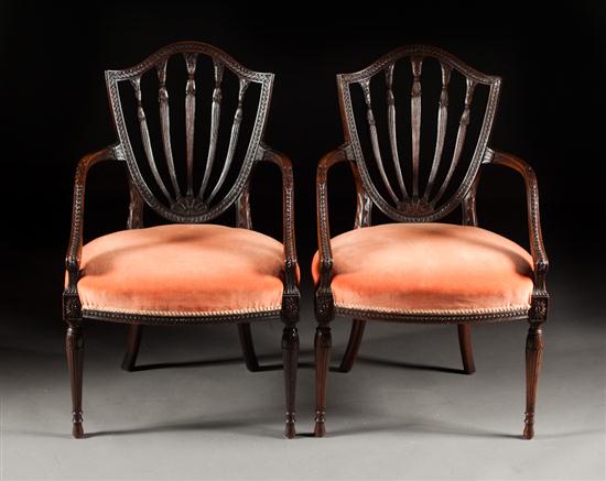 Pair of English Hepplewhite style