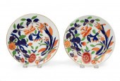 PAIR OF ENGLISH IMARI PALETTE
