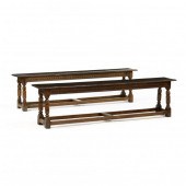 PAIR OF ENGLISH JACOBEAN STYLE