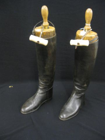Pair of English Leather Riding