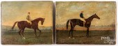 PAIR OF ENGLISH OIL ON CANVAS