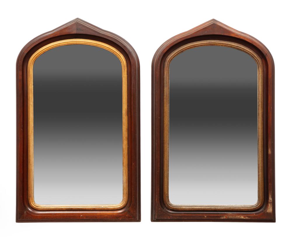 PAIR OF ENGLISH PARCEL GILDED