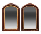 PAIR OF ENGLISH PARCEL GILDED